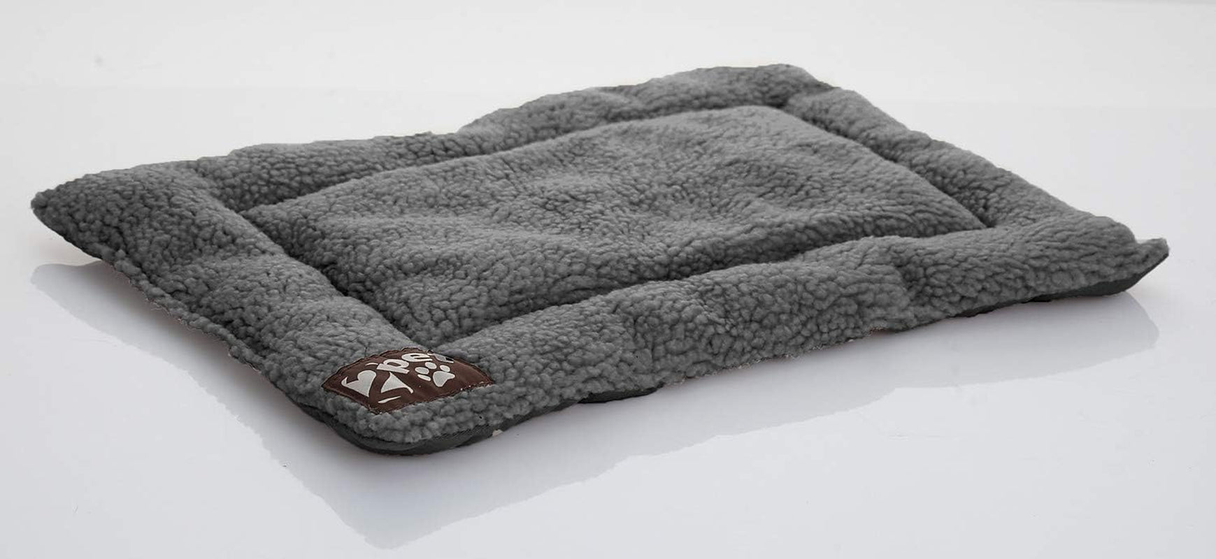 Crate Pad Comfy Cushion Ultra Soft Breathable Puppy Bed Crate Mat - Safe Bed for Dogs, Cats - Lightweight Nap Pad for Dog Kennels and Pet Carriers - 30" Length -Grey